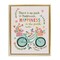 Stupell Industries Happiness Is The Path Framed Floater Canvas Wall Art Design by Irene Chan